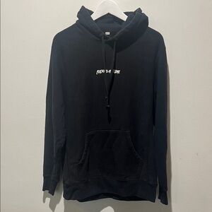 FA Fuckingawesome Black Hoodie with White Logo